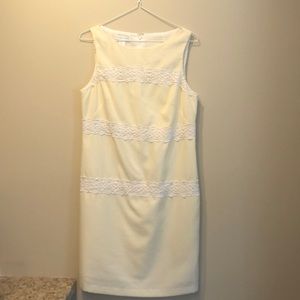 Yellow Seersucker Shift Dress- London Times